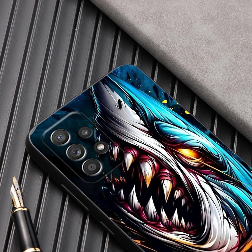 Ocean Whale Shark Animal Phone Case For Samsung Galaxy A57 A56 A37 A55 A36 5G A26 A54 A52 A35 A34 A25 A17 A16 A15 A07 A06 Cover