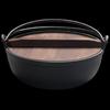 ZISIZ 29cm Cast Iron Dutch Oven with Lid