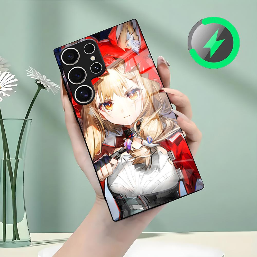 Arknights Endfield Rossi Handyhülle Für Samsung S26 S25 S24 S23 S22 S21 S20 Edge Ultra Plus FE Für Magsafe Glas Hülle