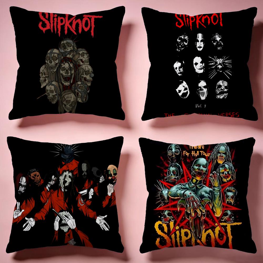 Fashion SSlipknotful Cushion Cover Comfortable Durable Pillow Cover MultiScene for Home Office Car Sofa