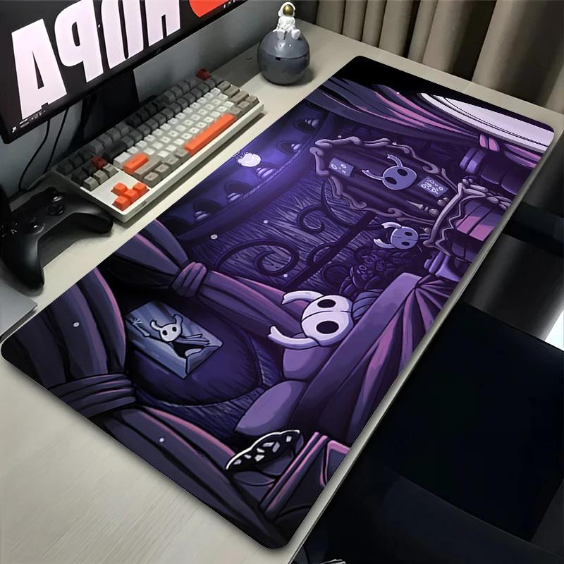 Tappetino Mouse Laptop Kawaii Accessori Gaming Mousepad Gioco per Computer Hollow Knight Tappeto Tastiera Ufficio PC Anime Tappetino Esteso per Scrivania