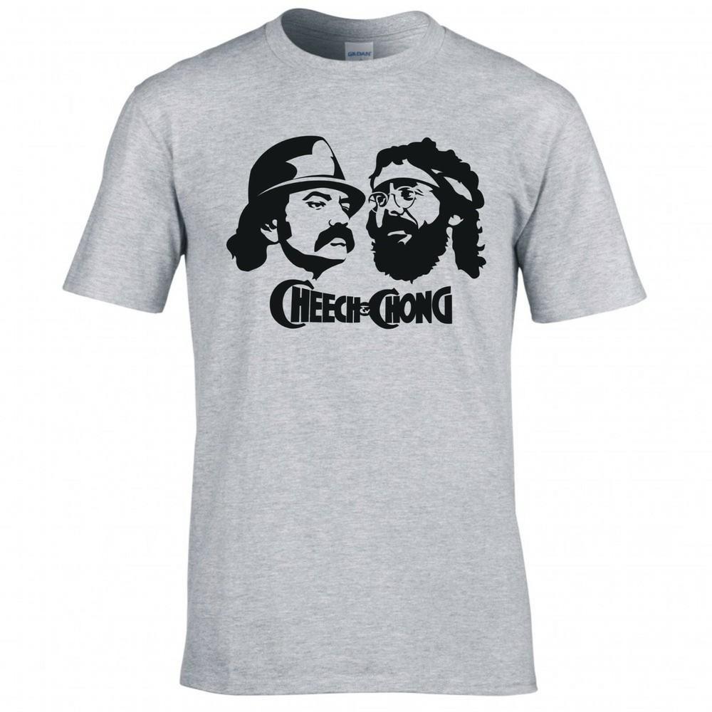 T-shirt Ispirata ai Volti di Cheech Chong