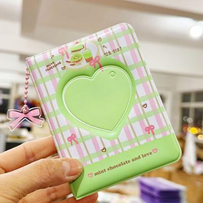 1 Stück Mini 3 Zoll Liebesalbum Foto Fotokartenhalter Kpop Fotoalbum Idol Ordner Fotokartenhalter Karten Sammelbuch