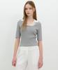 Ollibeudeollibeu Knit Layered Ribbed Slim Fit Pullover Ok6Xp4310