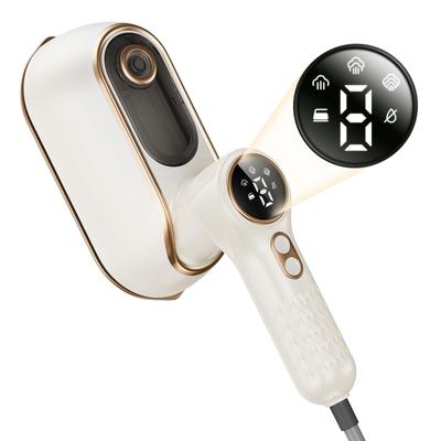 Eue Steam Clothes Wrinkle Removal Steam Amount Adjustment LED 10 Second High Handle Rotates Portable 1 Year Quality Handy Business Trip Iron, Iron,