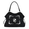 Hobo Bag Women Faux Leather Large Capacity Embroidered Drawstring Daily Commute