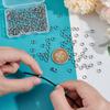 200Pcs Ring 304 Stainless Steel Spacer Beads, Metal Findings for Jewelry Making Supplies, Stainless Steel Color, 6x2mm, Hole: 4mm