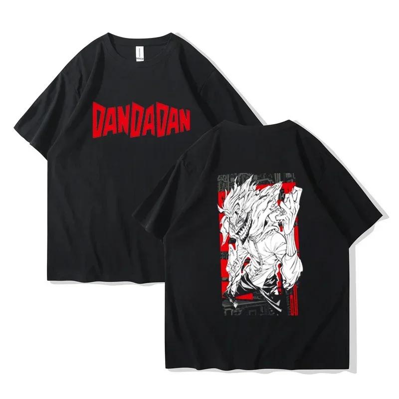 Camiseta de Algodón Dandadan Okarun Unisex Mujer Transpirable Clásica Camiseta Universitaria Años 2000 Ropa Coreana Estética Hip Hop