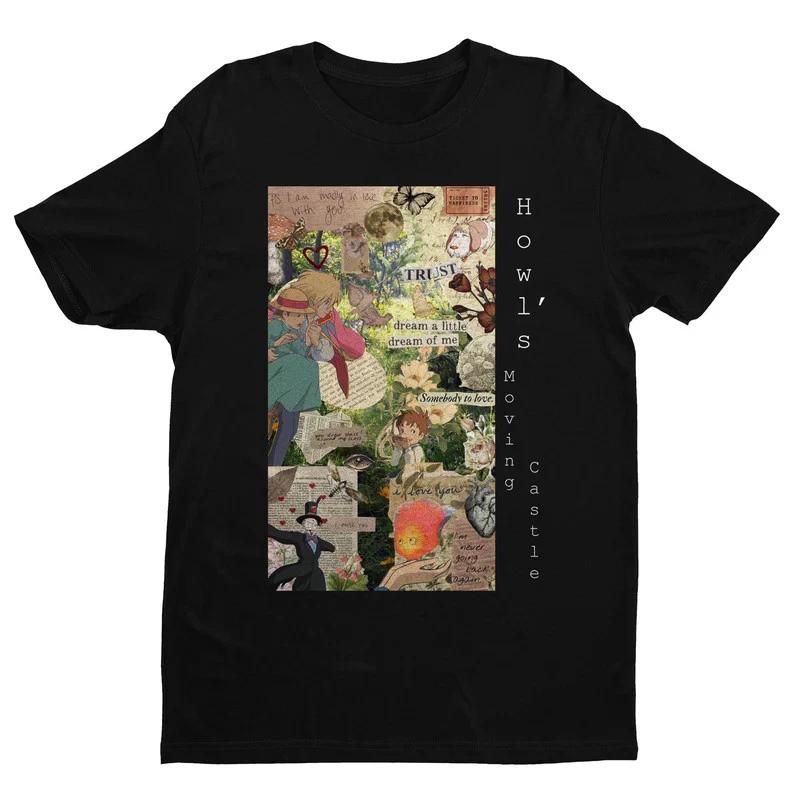 Anime Howls Moving Castle Hayao Miyazaki T Shirt Size S 4xl Gift For Friends S