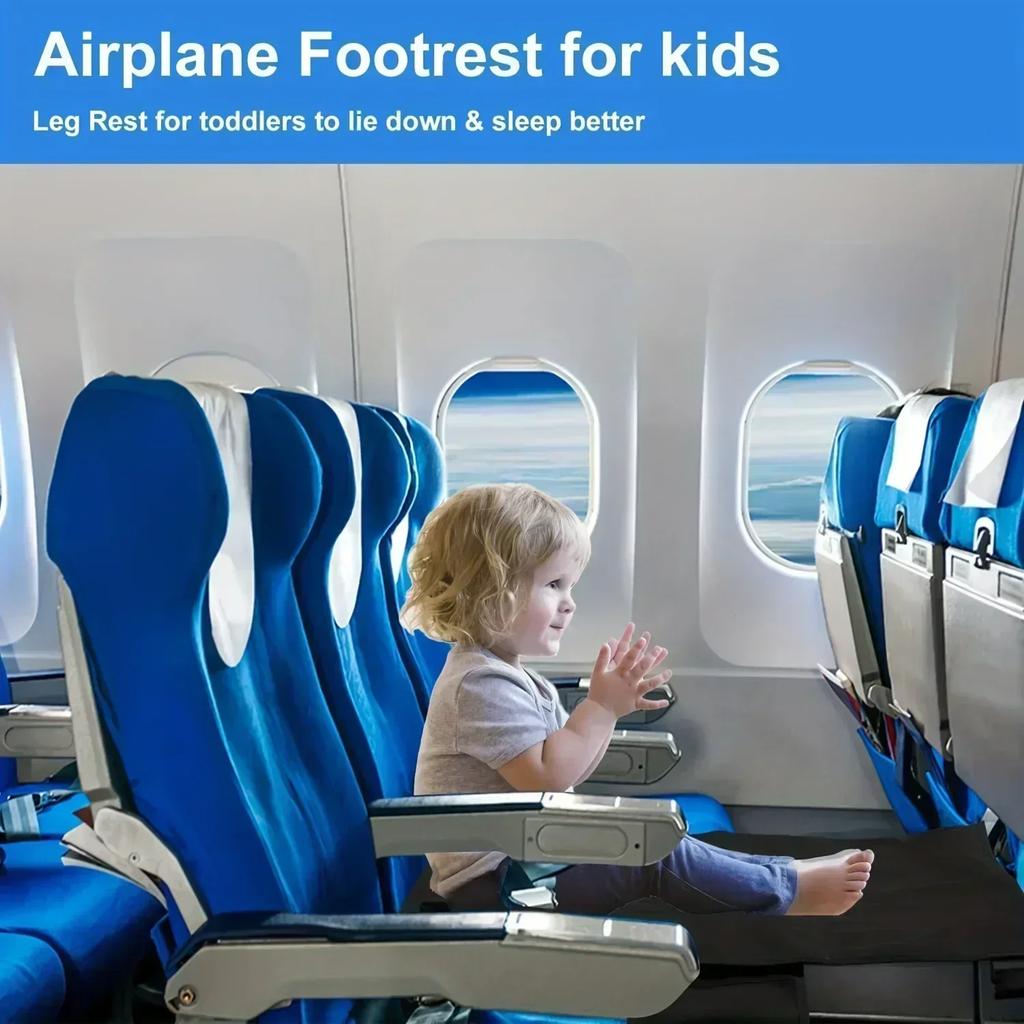 Zz, Kinder Reise Flugzeugbett Baby Pedale Bett Tragbare Reise Fußstütze Hängematte Kinderbett Flugzeugsitzverlängerung Beinauflage für Kinder