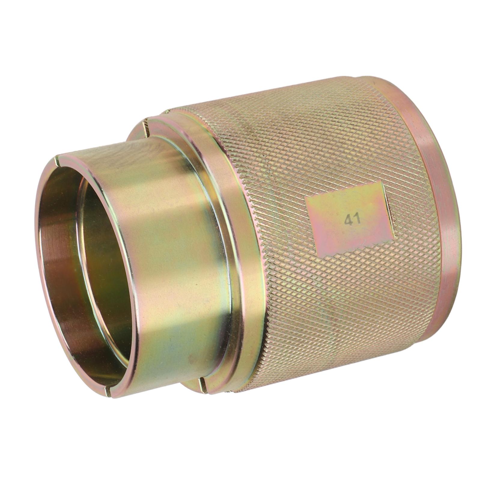 

Motorcycle Inverted Fork Oil Seal Driver Tool Carbon Steel Split Design Universal for Replacing Installing 41mm 1.61in