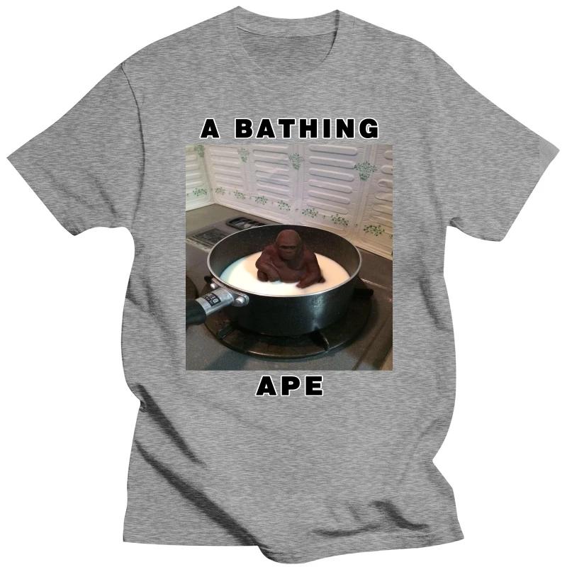 Ape Bathe T-Shirt Milch Affe Milch Affe sitzen