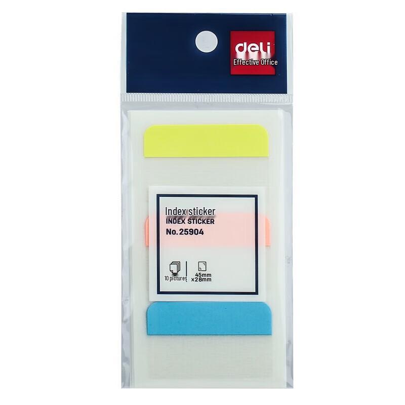 Deli 25904 Index Tabs Sticky Notes