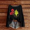 Women's Fashion Round Neck Long Sleeve Pullover Faux Sweater Knitted Pullover Top