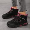 2024 Unisex High-Top Hiking Shoes - Large Size, Autumn/Winter for Men & Women