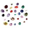 10-20 pezzi/lotto 4-8 mm Perle Rotonde di Zirconia Colorate Pietra di Zirconia Cubica Taglio Brillante Gemme Sintetiche Perline Per la Realizzazione di Gioielli