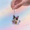 Fashion K-pop Katseye Sis Keychain Accessories Bag Softisstrong Megan Manon Keyrings Jewelry Gifts for Friends