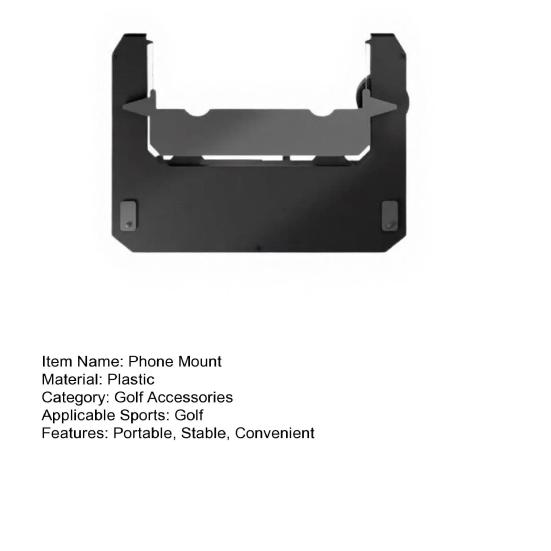 Golf Cart Lenkrad Handyhalterung für 2"-3,6" breite Handys Hochklappbare Handyhalterung für Club Car Golf Cart Zubehör