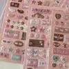 1/4PCS Adorable Cartoon 3D Heart Shaped Star Bubble Stickers Wings Print Stickers DIY Scrapbook Log Decoration Collage Supplies