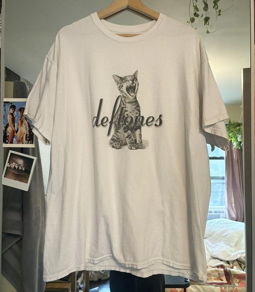 Футболка Deftones Adrenaline Cat Размеры S-5XL Унисекс L