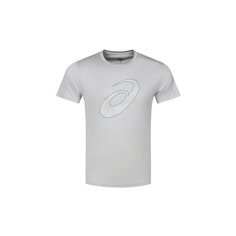 ASICS Short Sleeve Running Top Glacier Grey Men s 2011D076-020 M