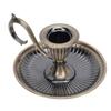 Handheld Taper Candle Holder Round Bottom Brass Candlestick Holder  Christmas Decor