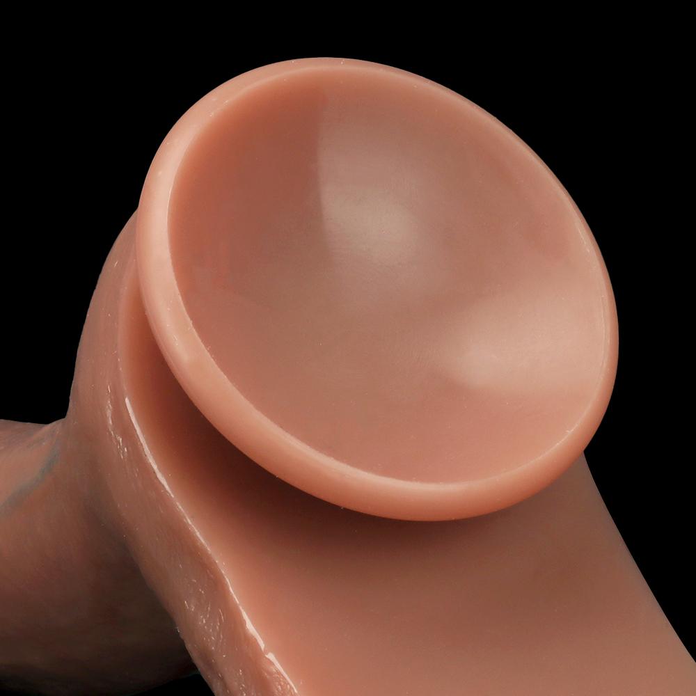Flytende silikon Simulering Dildo Sexleketøy Kvinners Masturbator Strap on Cock Fisting Realistisk Penis Big Pick