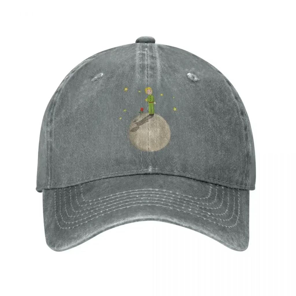 The Little Prince Baseball Caps Fashion Distressed Washed Eating An Elephant Cartoon Novel Snapback Cap Unisex Outdoor Hats Cap