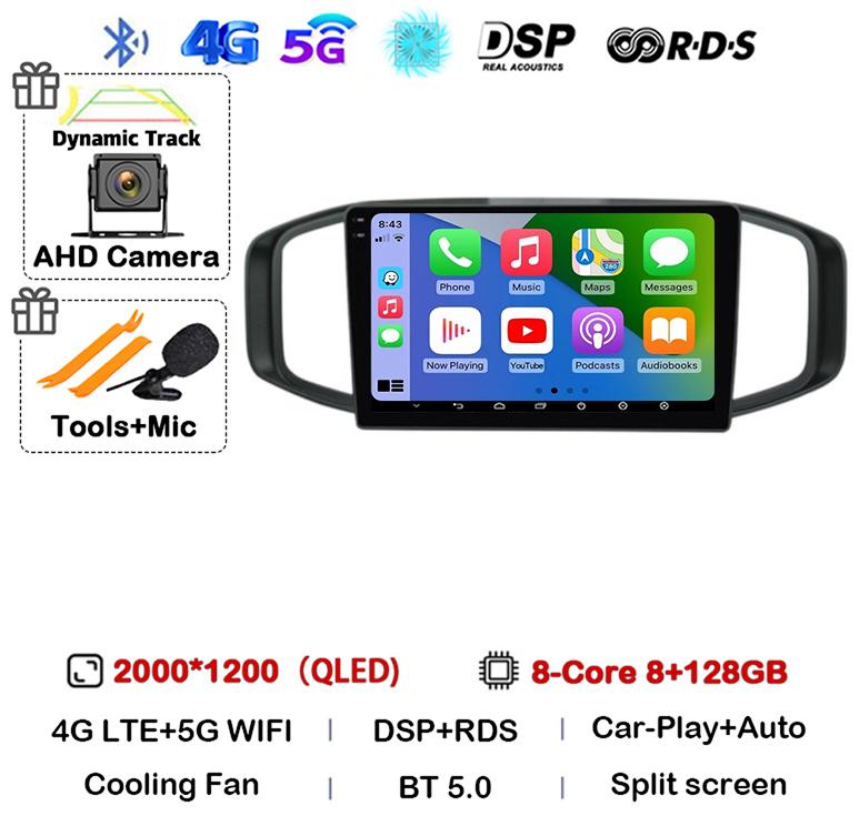 Android 14 Carplay Auto Car Radio For Morris Garages MG3 2017 2018 2019  Multimedia Video Player GPS Navigation Stereo Audio