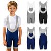 Salopetă matlasată pentru ciclism copii Patchwork din plasă Blocuri de culoare Body Decolteu adânc în U Fără mâneci Lungime până la coapsă Leotard pentru antrenament sportiv
