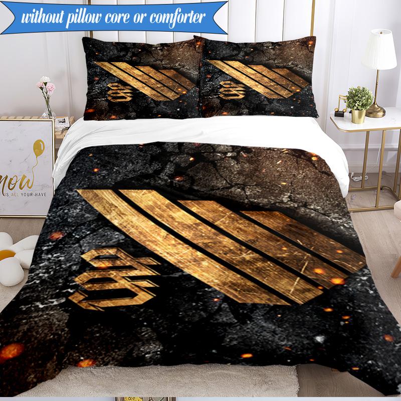 3PCS Athletico Football Club Printed Soft Bedding Set,Including 1pc Duvet Cover And 2pcs Pillowcases Perfect for Bedroom, Dormitory, Fan Gift