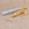 Parfumeflaske 12 ml Aluminium Firkantet Rør Parfumefordelerflasker Ultra-Fin Spray Bærbar Kosmetik Rejsebeholder Tom