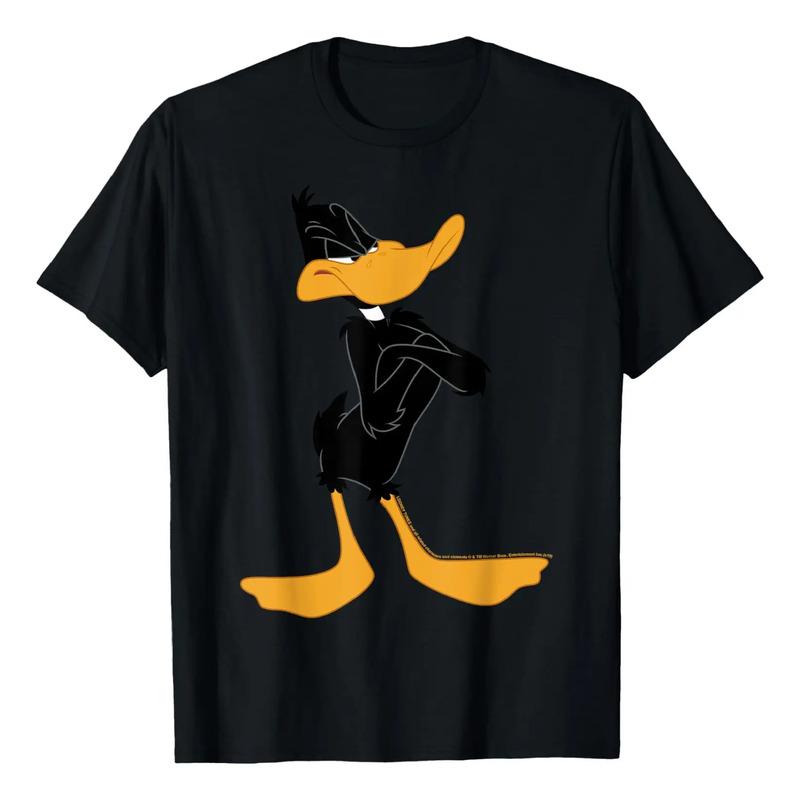 Camiseta Con Retrato Del Pato Lucas De Looney Tunes Con Los S