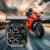 Motorcycle Air Pressure Sensor USB Port Motorcycle  Solar Power Tire Pressure Monitor for Outdoor Cycling Sports Accessories