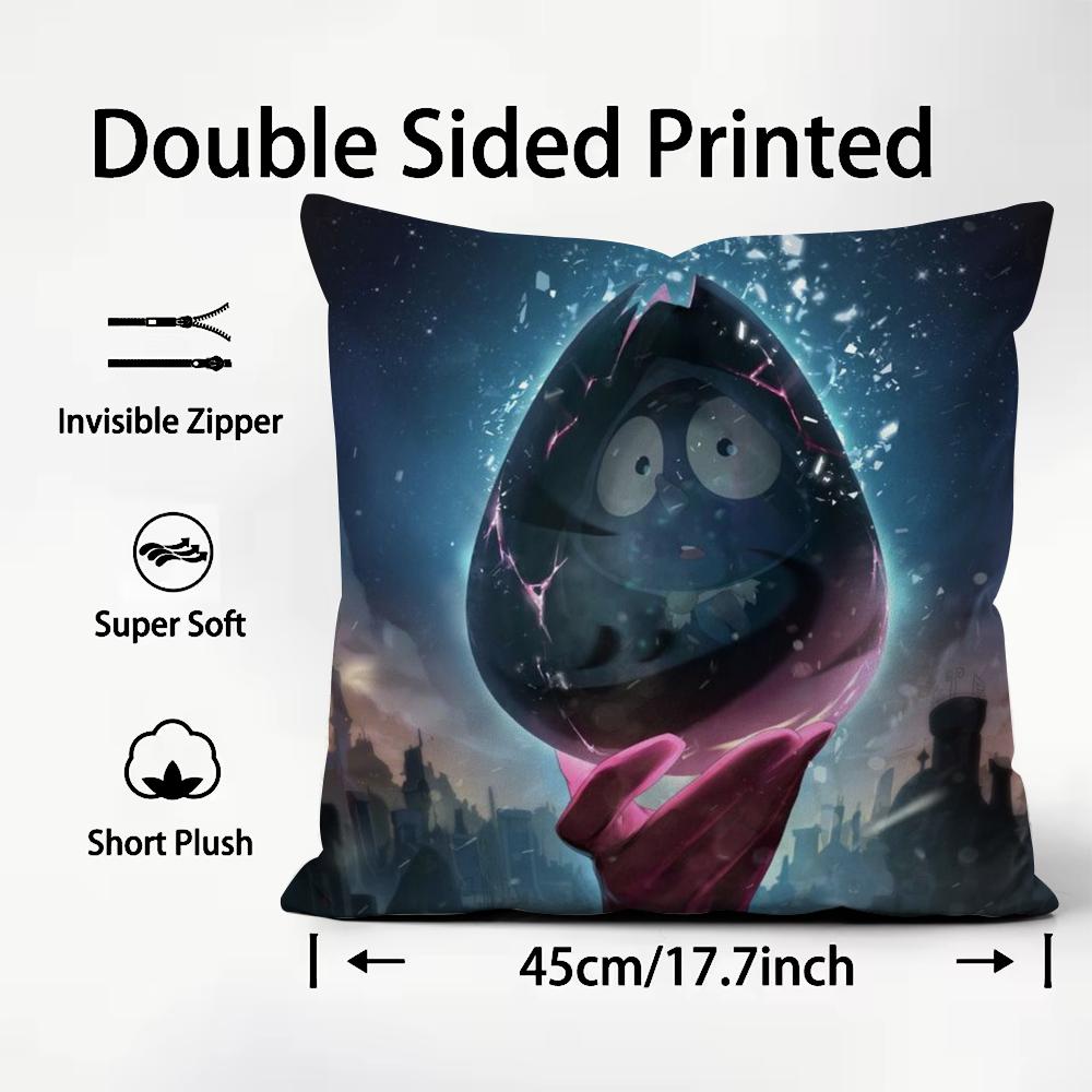 D-Dofus Game Cushion Cover Pattern Printed Pillowcase for Living Room Sofa Cushion Cover & Bedroom Decor