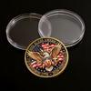 Moneda Conmemorativa del 250 Aniversario de EE. UU. Moneda de Desafío Patriótica de EE. UU. Moneda del 250 de EE. UU., Coleccionable del Cuerpo de Marines