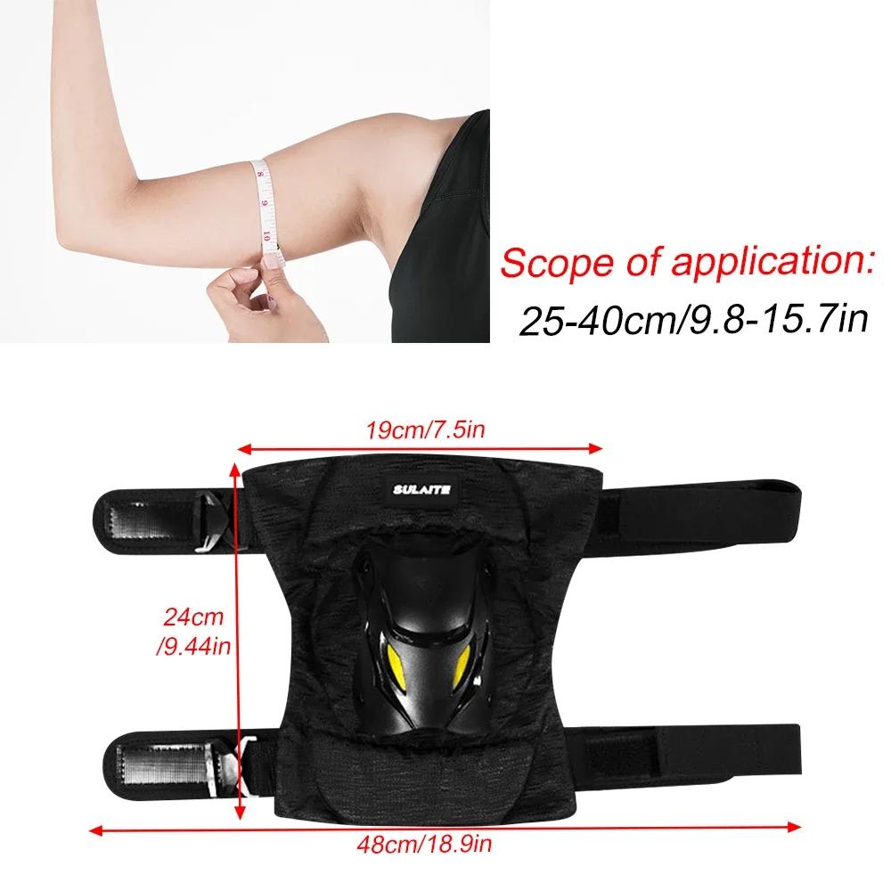 1Pair Motorcycle Knee Elbow Guards Pads Black Motocross Racing Protective Gear for Electric Bike Mountain Biking