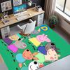 Cartoon animation Pattern Rug, Indoor/Outdoor Mat, for Picnic, Gameroom, Bedroom, Office, Living Room, Home Decor Carpet, Birthday Gift