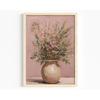 Vintage Colorful Flower Poster Still Life Botanical Oil Painting Prints on Canvas  Farmhouse Home Room Wall Decor  Retro Floral