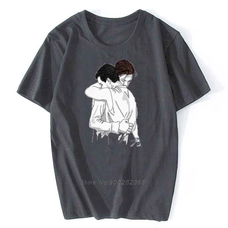 Fashion Men T Shirt Mens Tee Shameless TV Series Lip Fiona Carl Frank Gallaghers Men Cotton Tshirt Tees Harajuku Streetwear