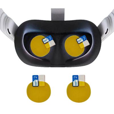 2 Stück Linsenfolie für Meta 3 VR-Headset Linse Bildschirmschutz Staub Kratzfest VR-Zubehör