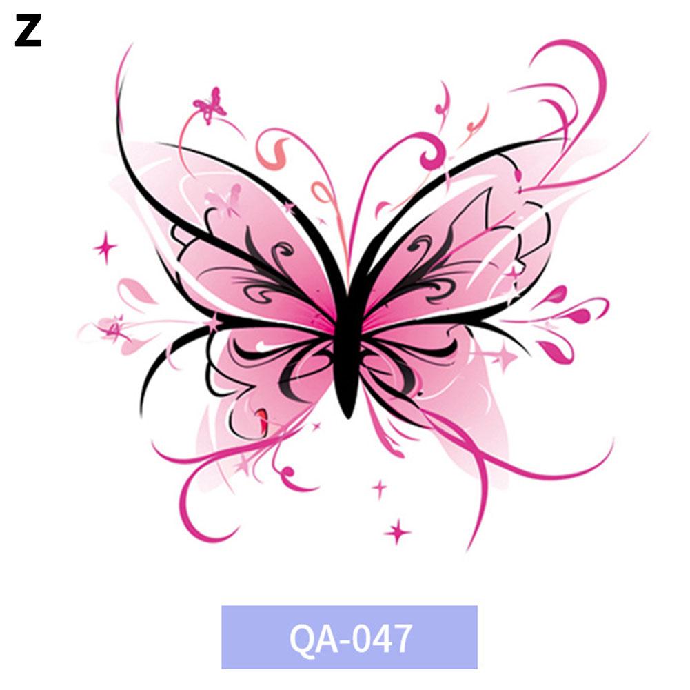 Barevné tetovací nálepky motýlů Vodotěsné Dlouhotrvající Roztomilé Japonské Dopamin Omyvatelné Tetování St G1S6