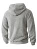 Pull à capuche rembourré en velours pelucheux pour homme Automne Hiver Veste pull pour homme Évacuation de l'humidité Coupe confortable Doux pour la peau Respirant Hauts