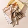 Korean Style Vibe 2026 Spring/Summer Mulberry Silk Scarf for Women - Versatile Print Neck Protector
