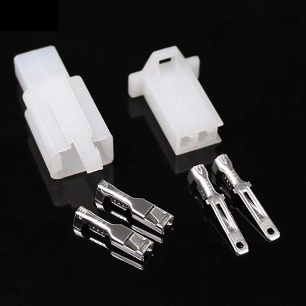 Samcos Connector Kit, Flat Terminal, Clean Wiring, Connector Coupler, 10