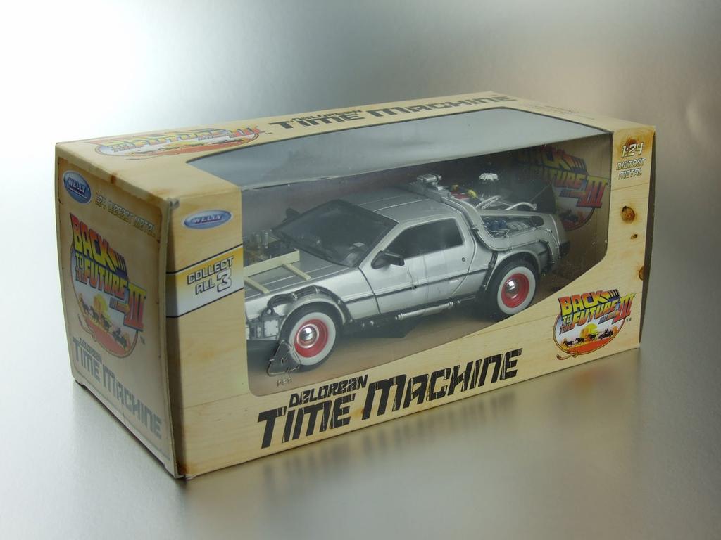 Willie BACK TO THE FUTURE III DeLorean 1/24 (Finished Model)