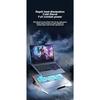 Ice Demon Notebook Air-cooled Cooling Pad with RGB Colorful Light 3 Fans Cooling Radiator Bracket Suit for 12.1-17.3 Inch Laptop