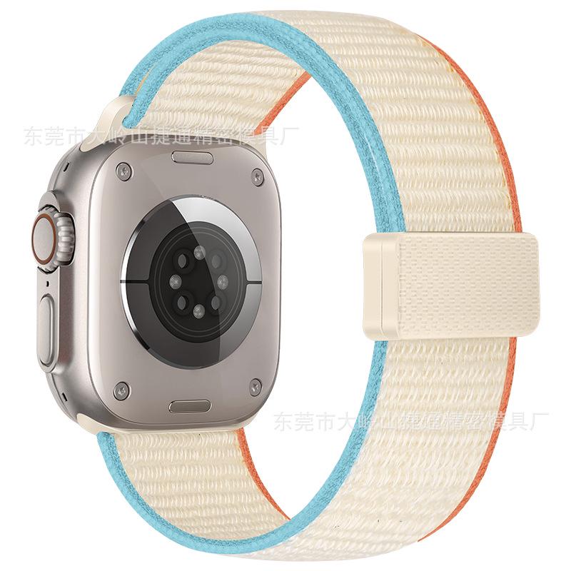 Compatible Apple iWatch Magnetic Buckle Nylon Band for Series 10/9