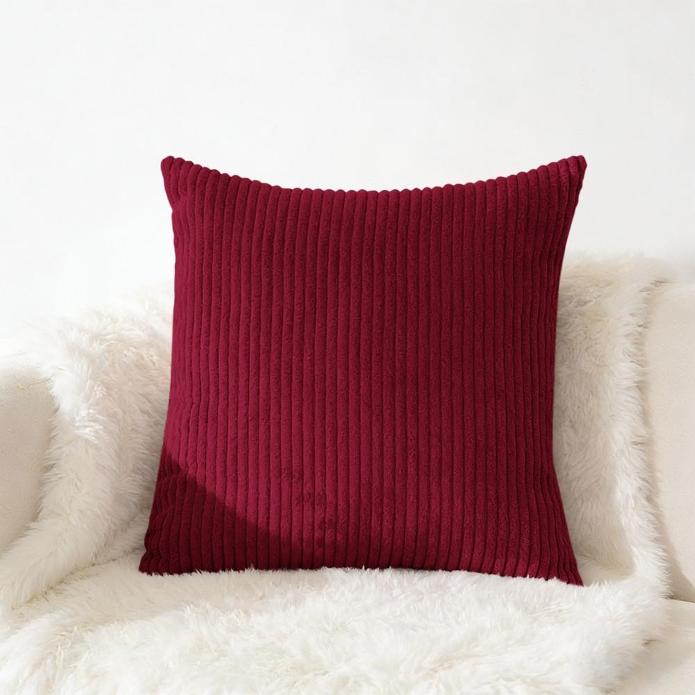 70x70 65x65Large Size Corduroy Pillow Cover Soft Plush Flannel Cushion Cover Fluffy Couch Pillow Case for Sofa Living Room Decor