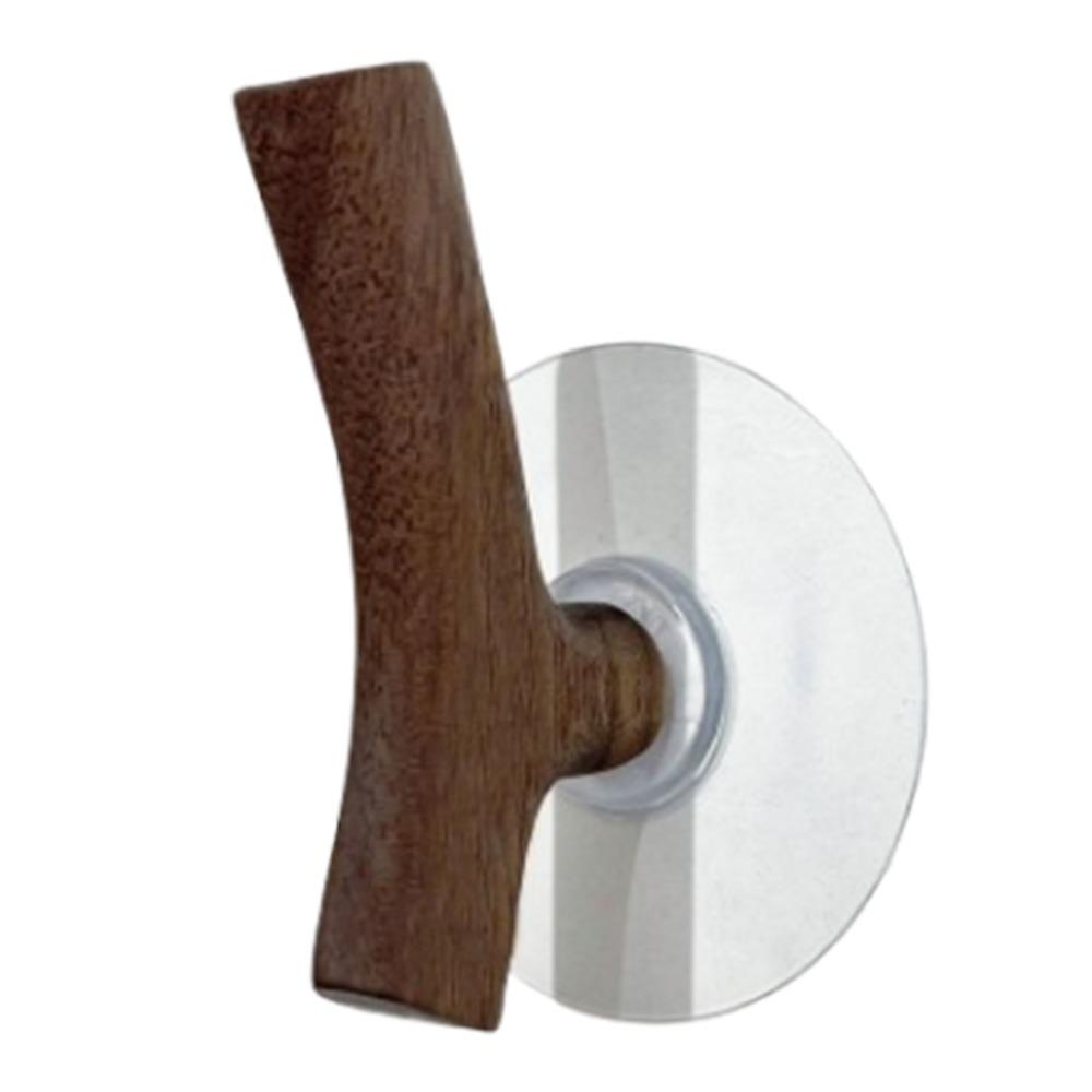 

Creative Solid Wood Hook Tree Branch Shape Key Storage Hook Elegant Towel Holder Living Room Black Walnut Wood